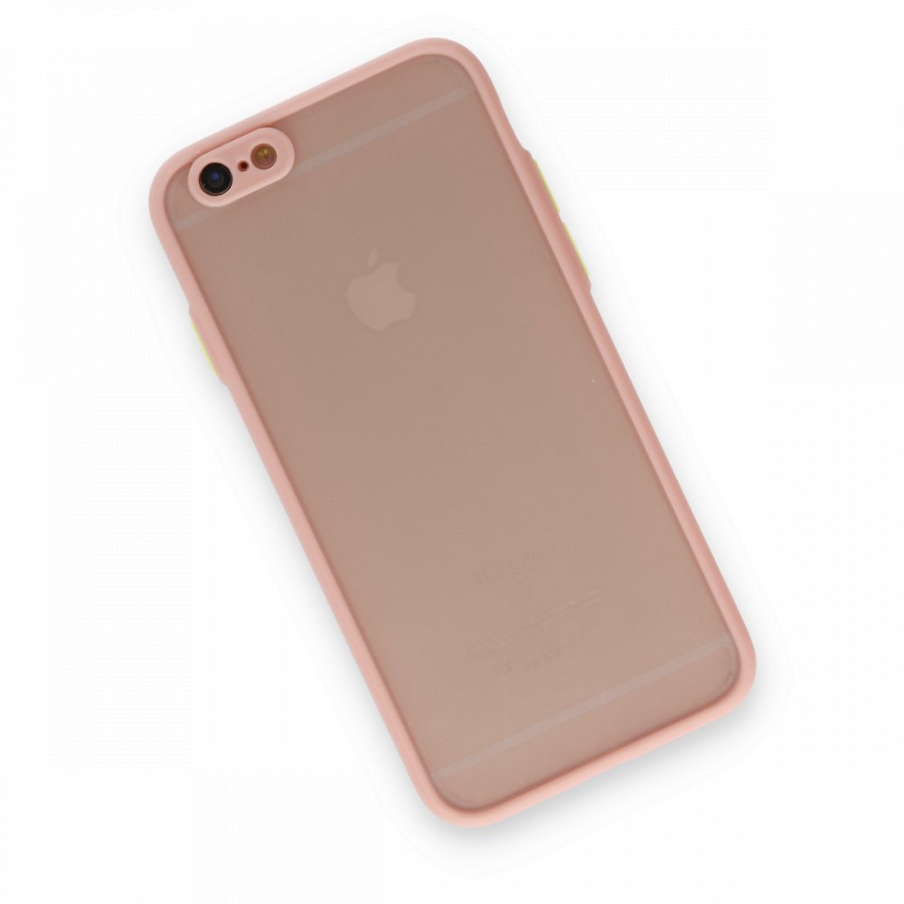 iPhone 6 Kılıf Montreal Silikon Kapak - Pembe  iPhone 6 Kılıf Montreal Silikon Kapak - Pembe