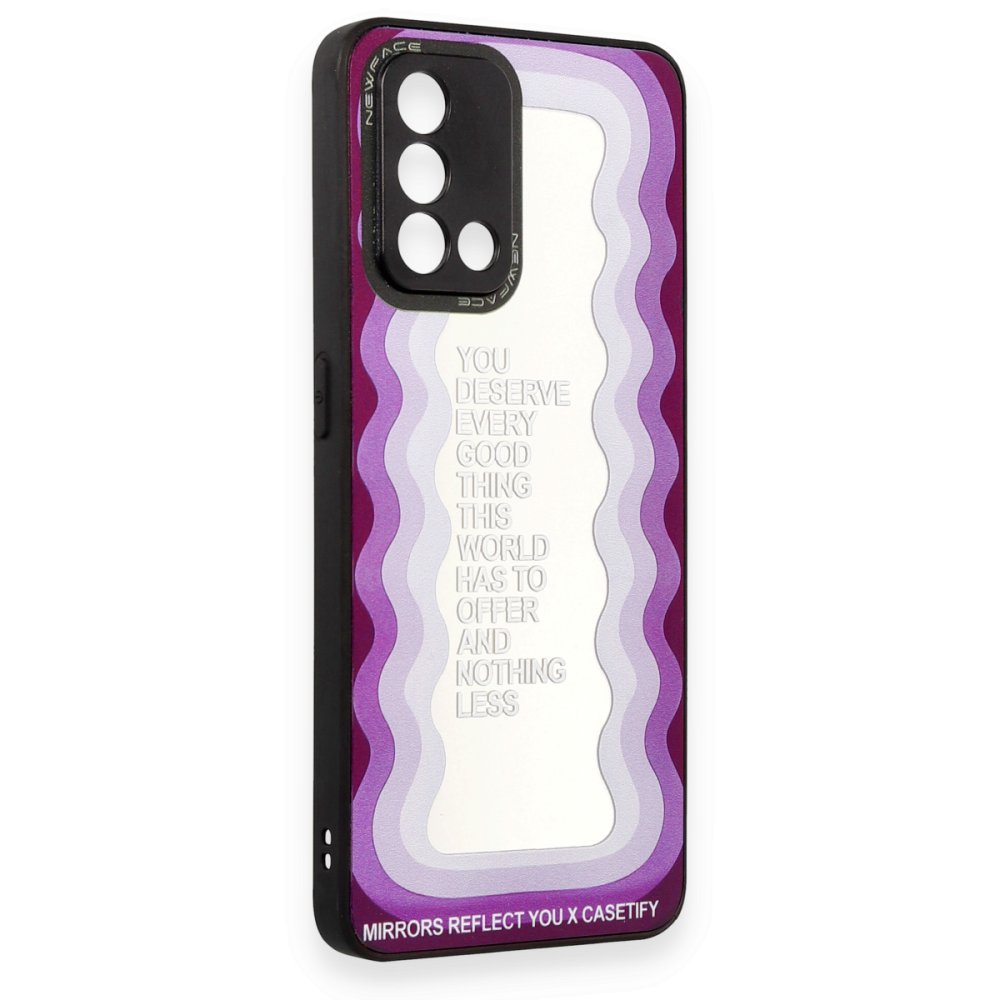 Oppo A74 4G Kılıf Mirror Desenli Kapak - Mirror - 5  Oppo A74 4G Kılıf Mirror Desenli Kapak - Mirror - 5