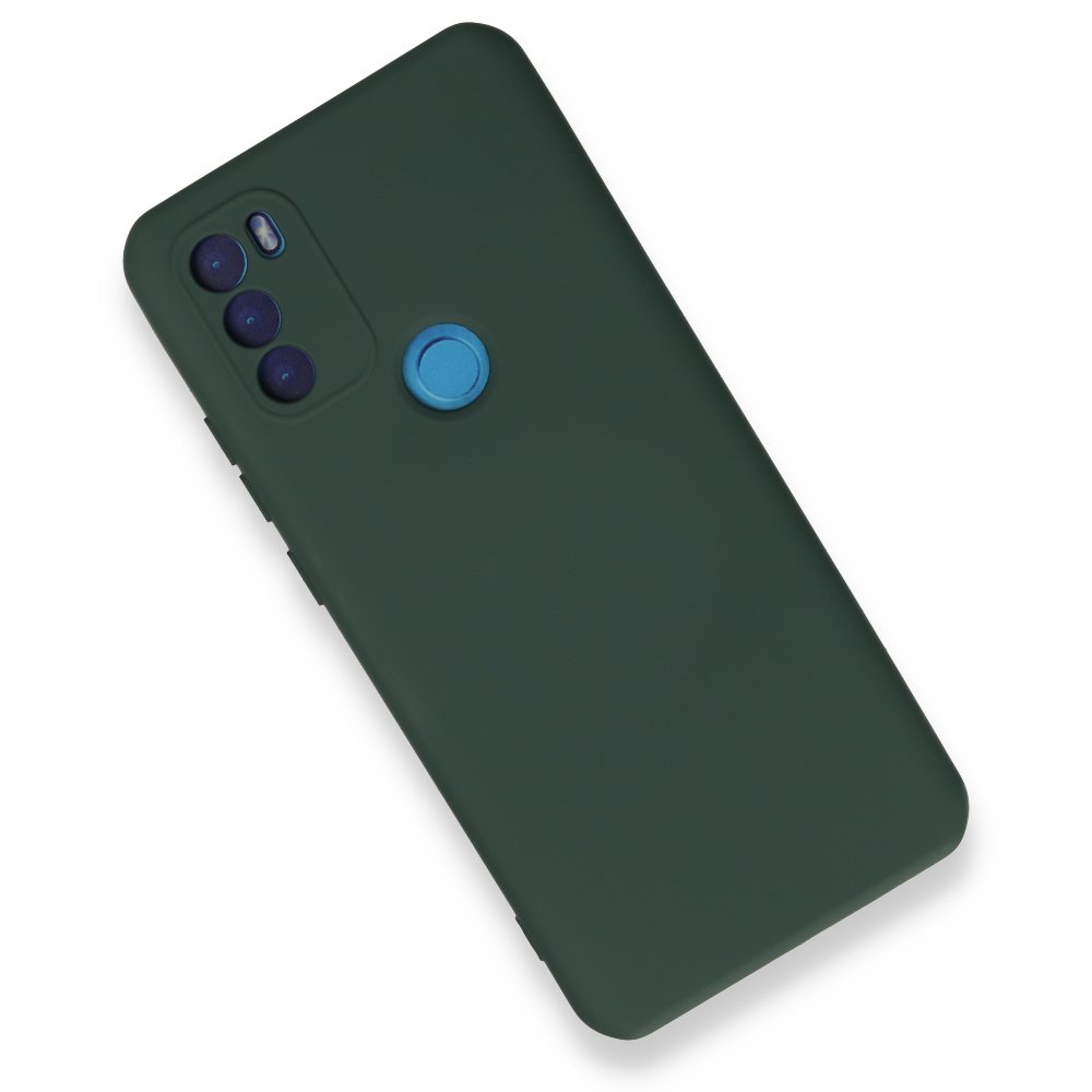  General Mobile GM 21 Plus Kılıf Nano içi Kadife Silikon - Koyu Yeşil