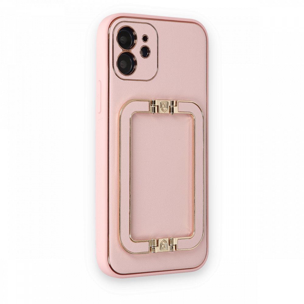 iPhone 12 Kılıf Coco Elit Kapak - Pembe iPhone 12 Kılıf Coco Elit Kapak - Pembe