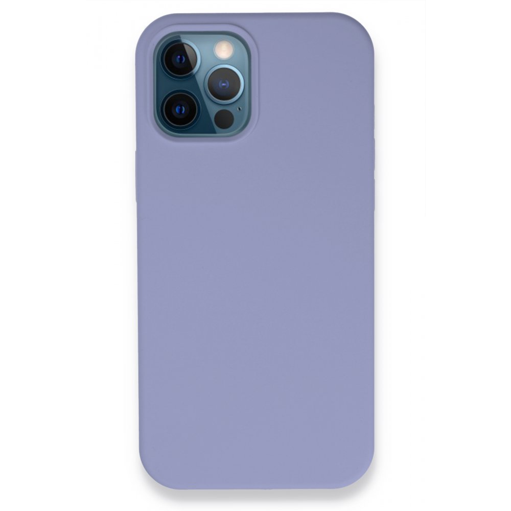  iPhone 12 Pro Kılıf Lansman Legant Silikon - Lila