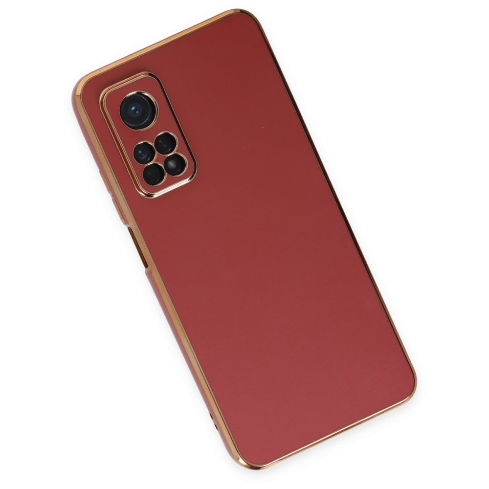  Xiaomi Mi 10T Kılıf Volet Silikon - Kırmızı