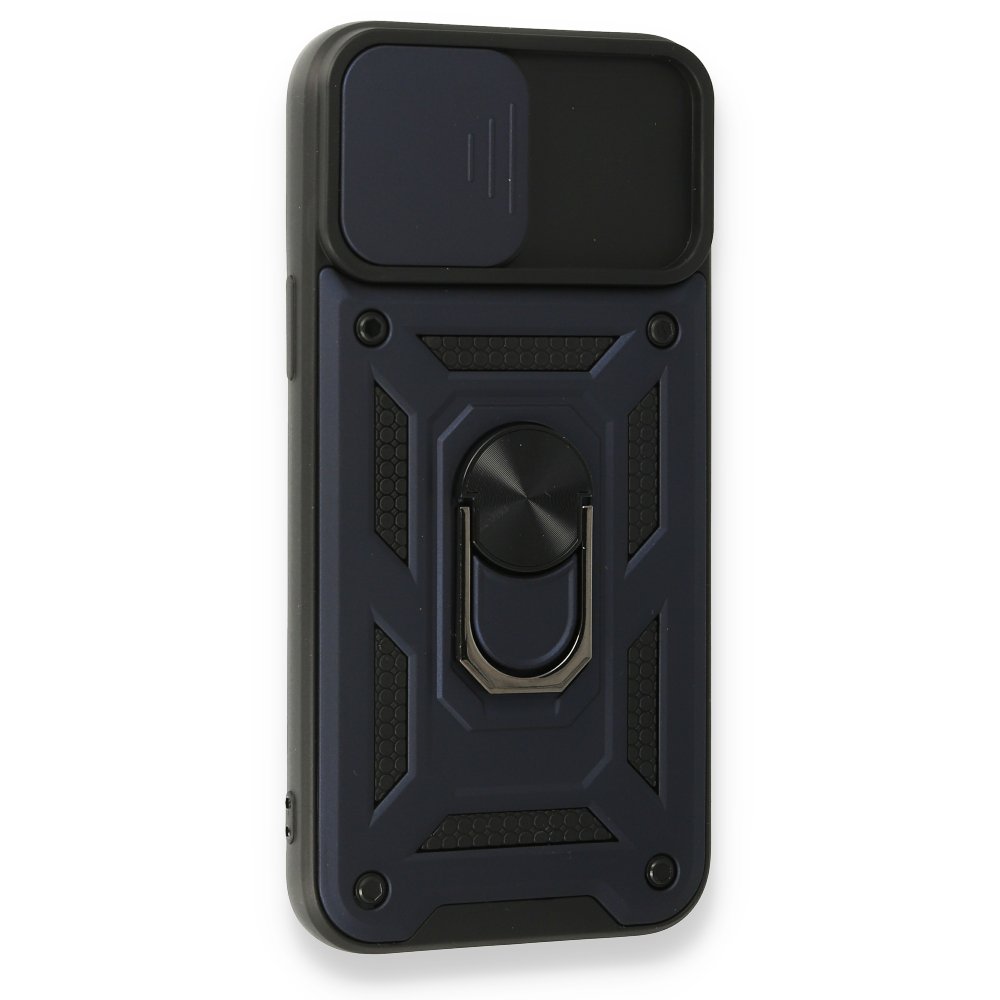 iPhone 13 Pro Max Kılıf Pars Lens Yüzüklü Silikon - Lacivert iPhone 13 Pro Max Kılıf Pars Lens Yüzüklü Silikon - Lacivert