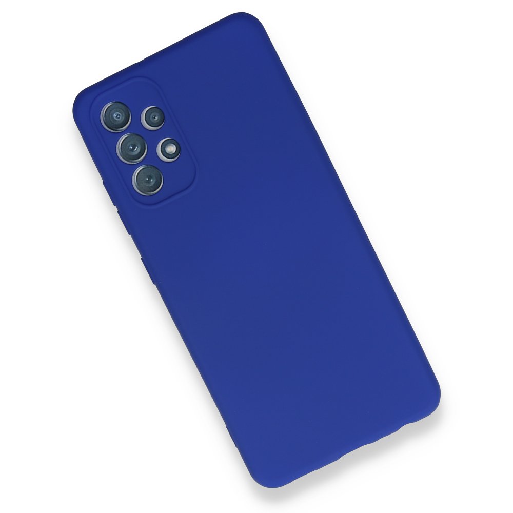  Samsung Galaxy A32 Kılıf First Silikon - Lacivert