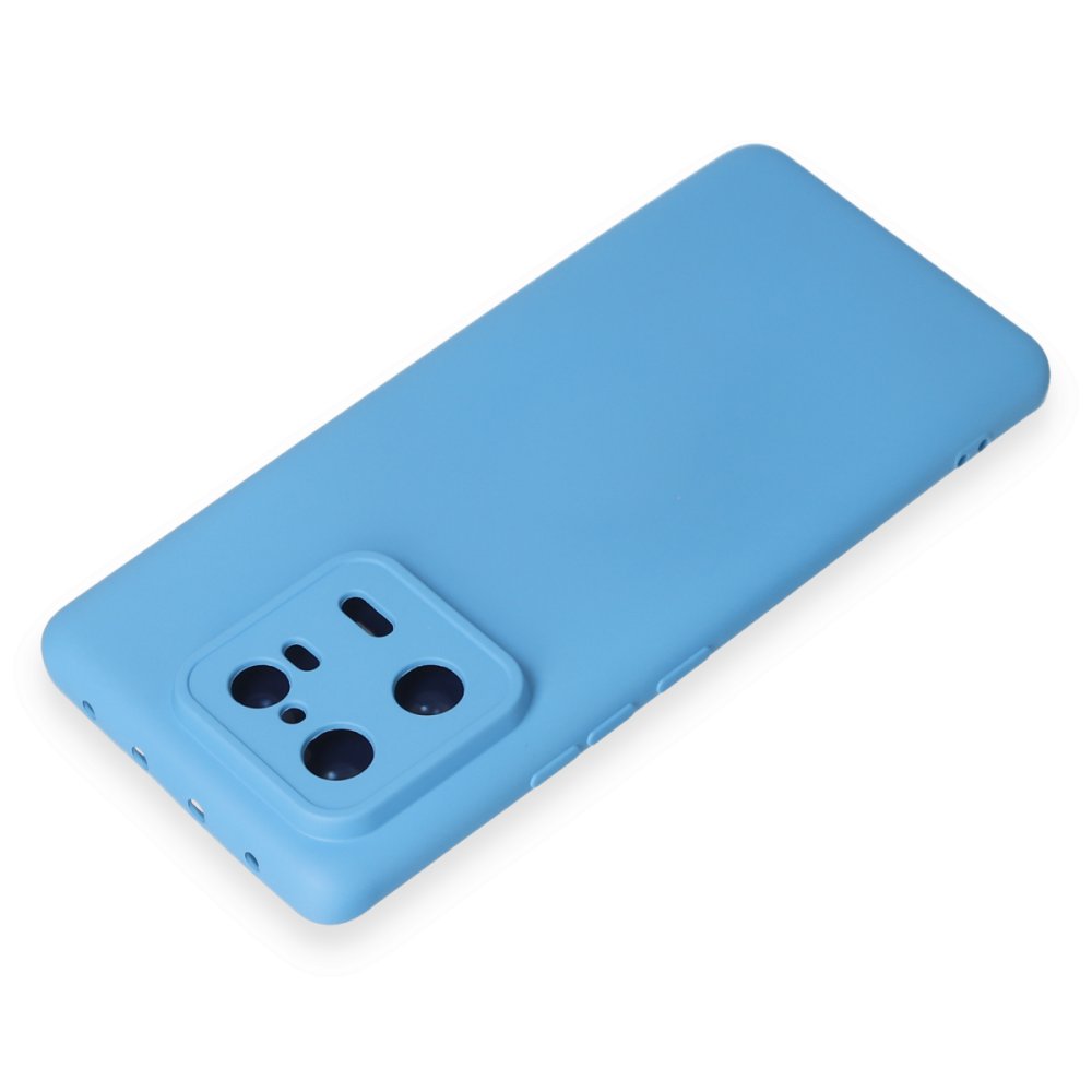  Xiaomi Mi 13 Pro Kılıf Nano içi Kadife Silikon - Mavi