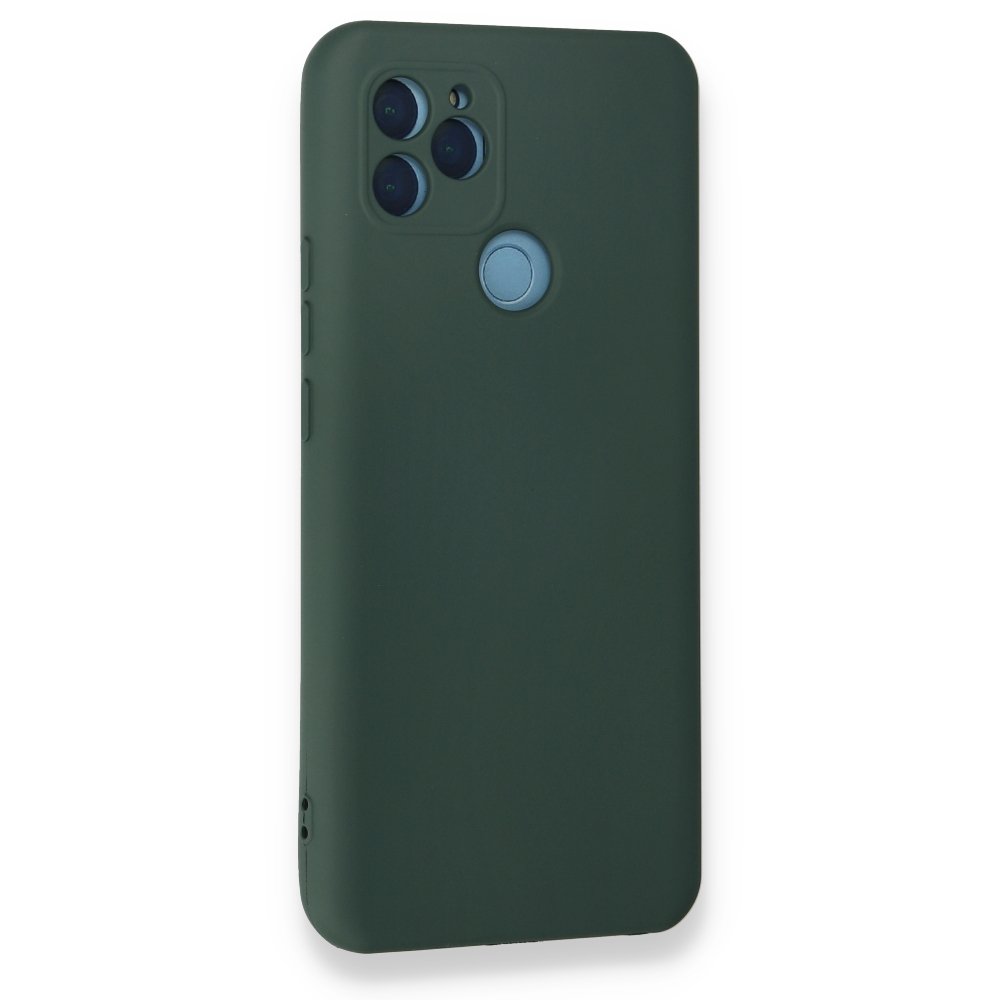  General Mobile GM 21 Kılıf Nano içi Kadife Silikon - Koyu Yeşil
