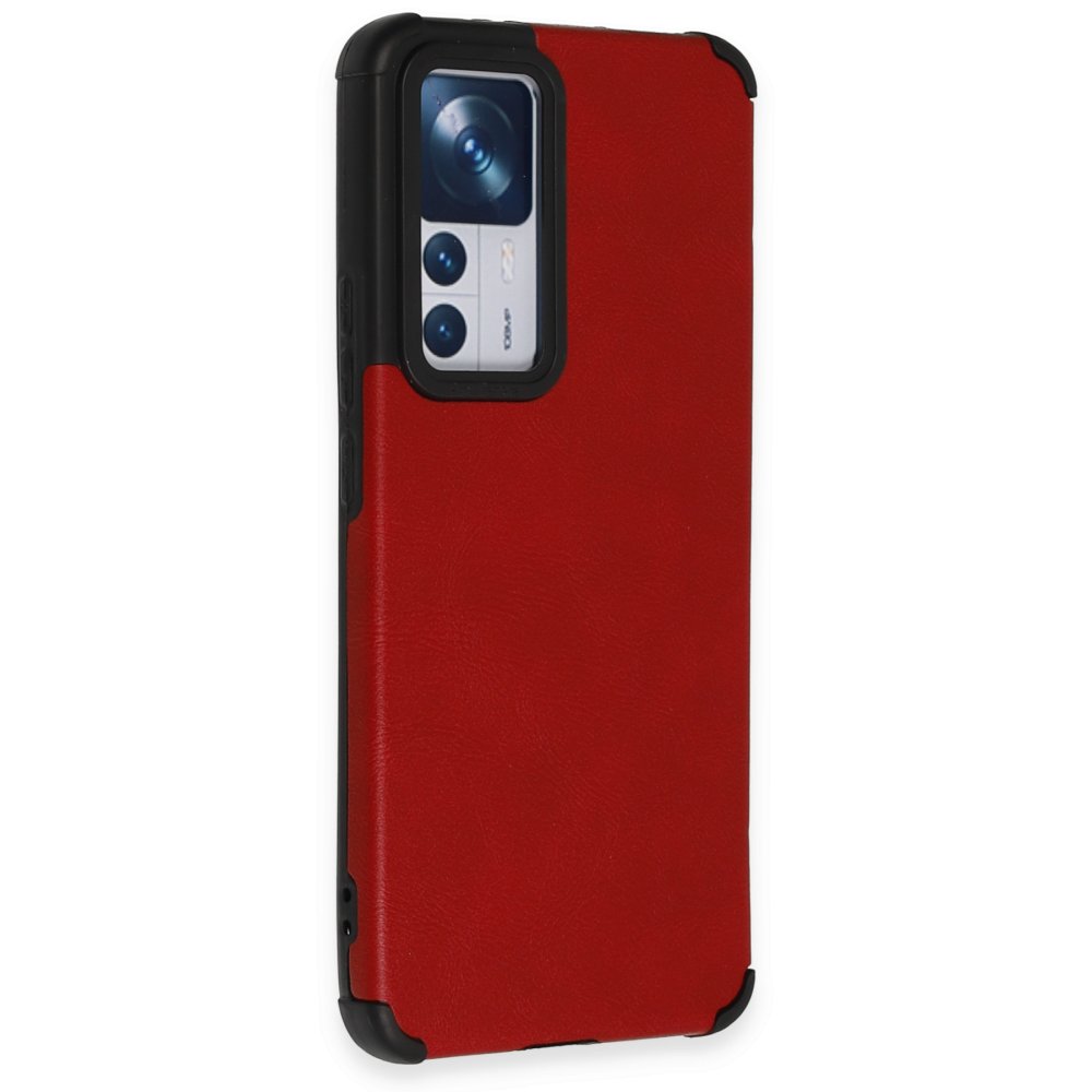 Xiaomi Mi 12T Pro Kılıf Loop Deri Silikon - Kırmızı  Xiaomi Mi 12T Pro Kılıf Loop Deri Silikon - Kırmızı