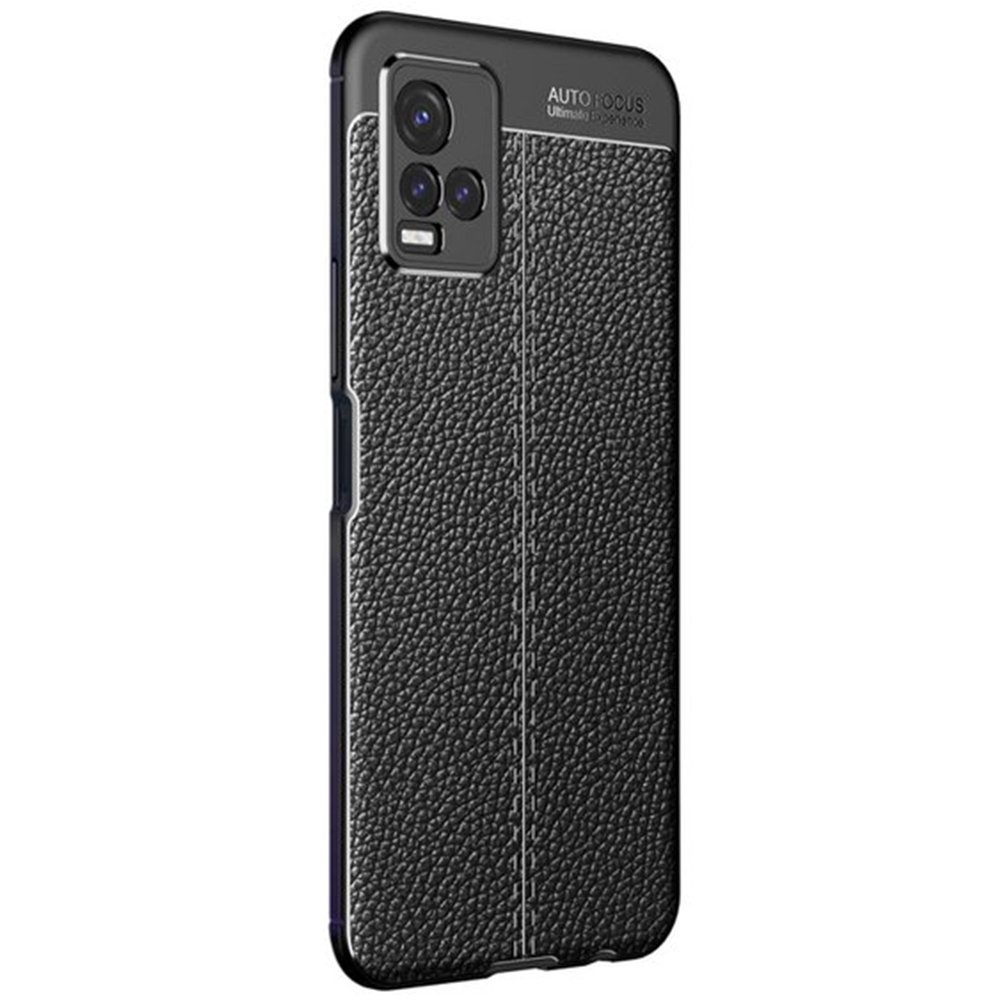  Vivo Y21 Kılıf Auto Focus Kapak - Siyah