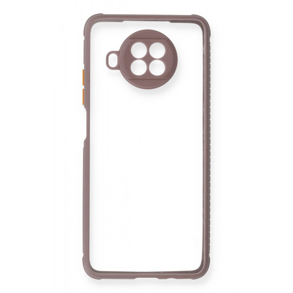 Xiaomi Mi 10T Lite Kılıf Miami Şeffaf Silikon - Açık Mor  Xiaomi Mi 10T Lite Kılıf Miami Şeffaf Silikon - Açık Mor