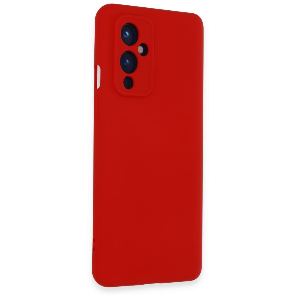 One Plus 9 Kılıf Nano içi Kadife Silikon - Kırmızı One Plus 9 Kılıf Nano içi Kadife Silikon - Kırmızı