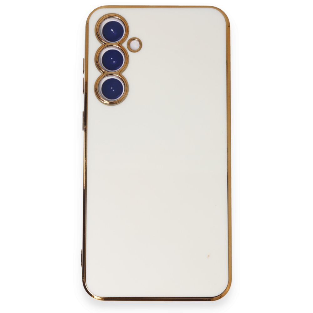  Samsung Galaxy S23 FE Kılıf Volet Silikon - Beyaz