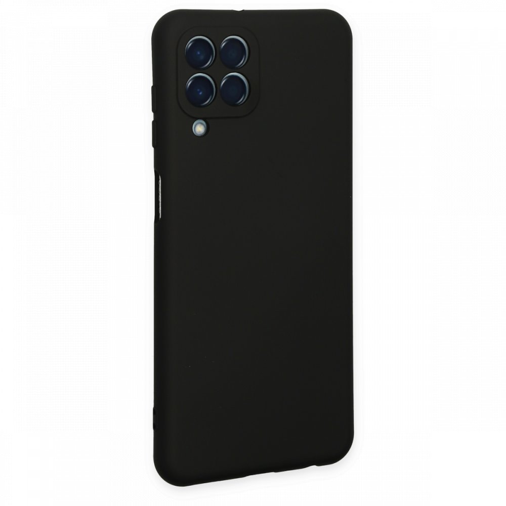  Samsung Galaxy M33 Kılıf Nano içi Kadife Silikon - Siyah