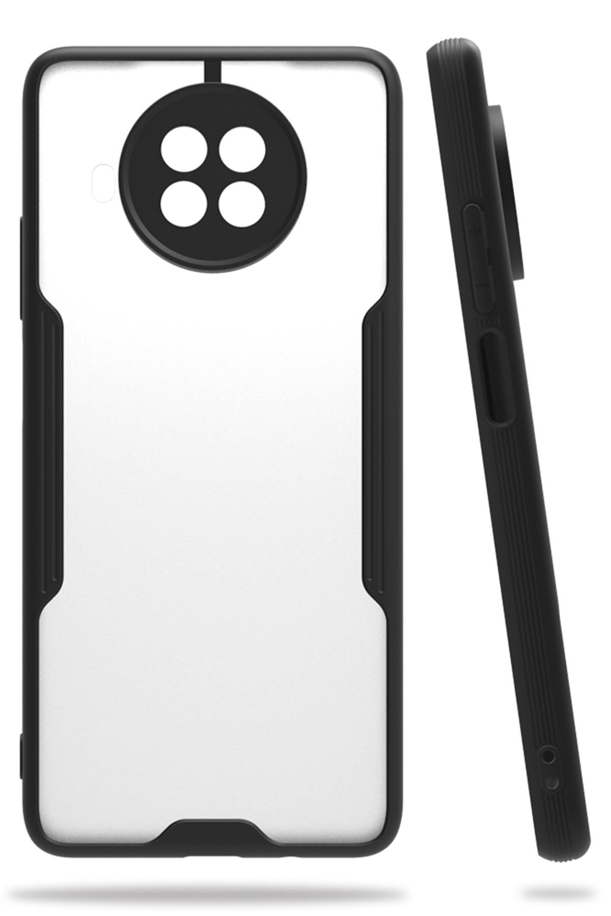 Xiaomi Mi 10T Lite Kılıf Platin Silikon - Siyah  Xiaomi Mi 10T Lite Kılıf Platin Silikon - Siyah