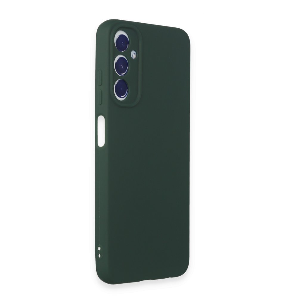  Samsung Galaxy A05S Kılıf First Silikon - Koyu Yeşil