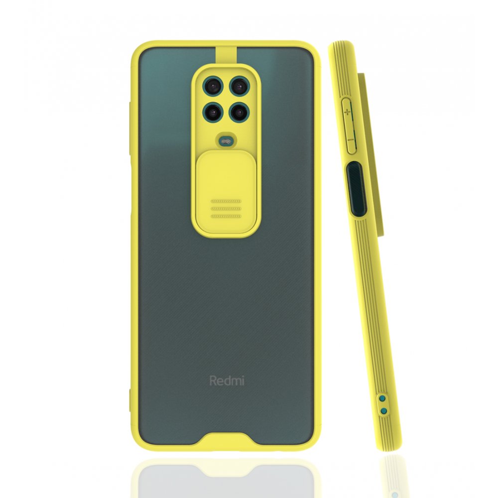 Redmi Note 9 Pro Kılıf Platin Kamera Koruma Silikon - Sarı Redmi Note 9 Pro Kılıf Platin Kamera Koruma Silikon - Sarı