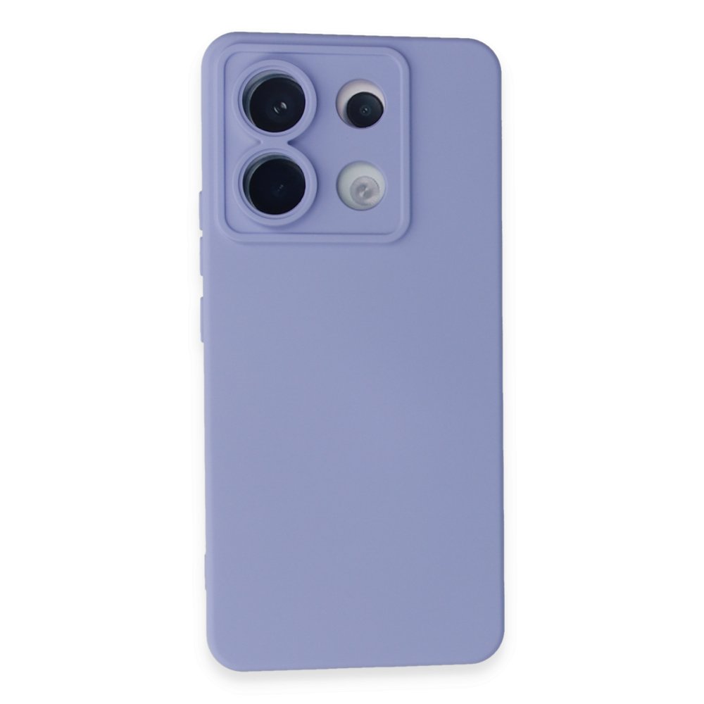 Redmi Note 13 Pro 5G Kılıf Nano içi Kadife Silikon - Lila