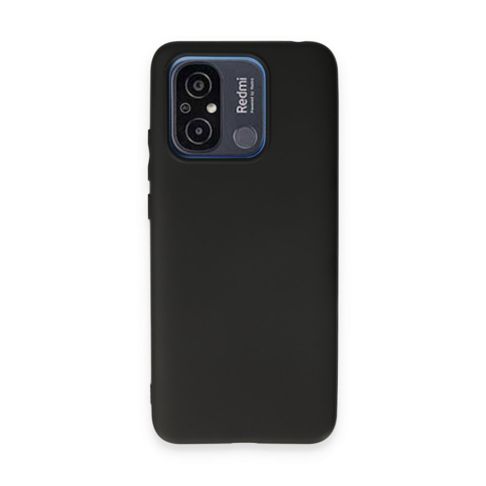 Redmi 12C Kılıf First Silikon - Siyah