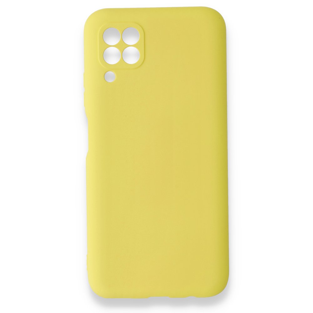 Huawei P40 Lite Kılıf Nano içi Kadife Silikon - Sarı  Huawei P40 Lite Kılıf Nano içi Kadife Silikon - Sarı