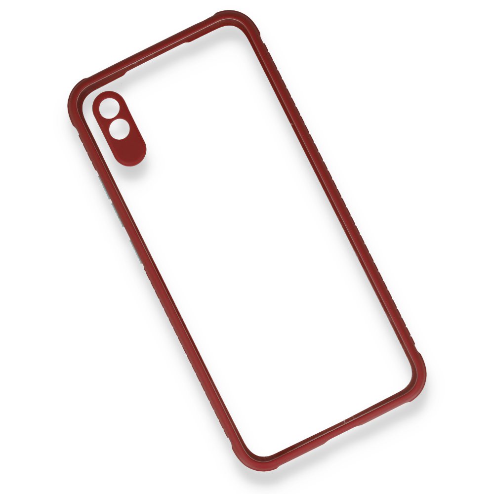 Redmi 9A Kılıf Miami Şeffaf Silikon - Fuşya Redmi 9A Kılıf Miami Şeffaf Silikon - Fuşya