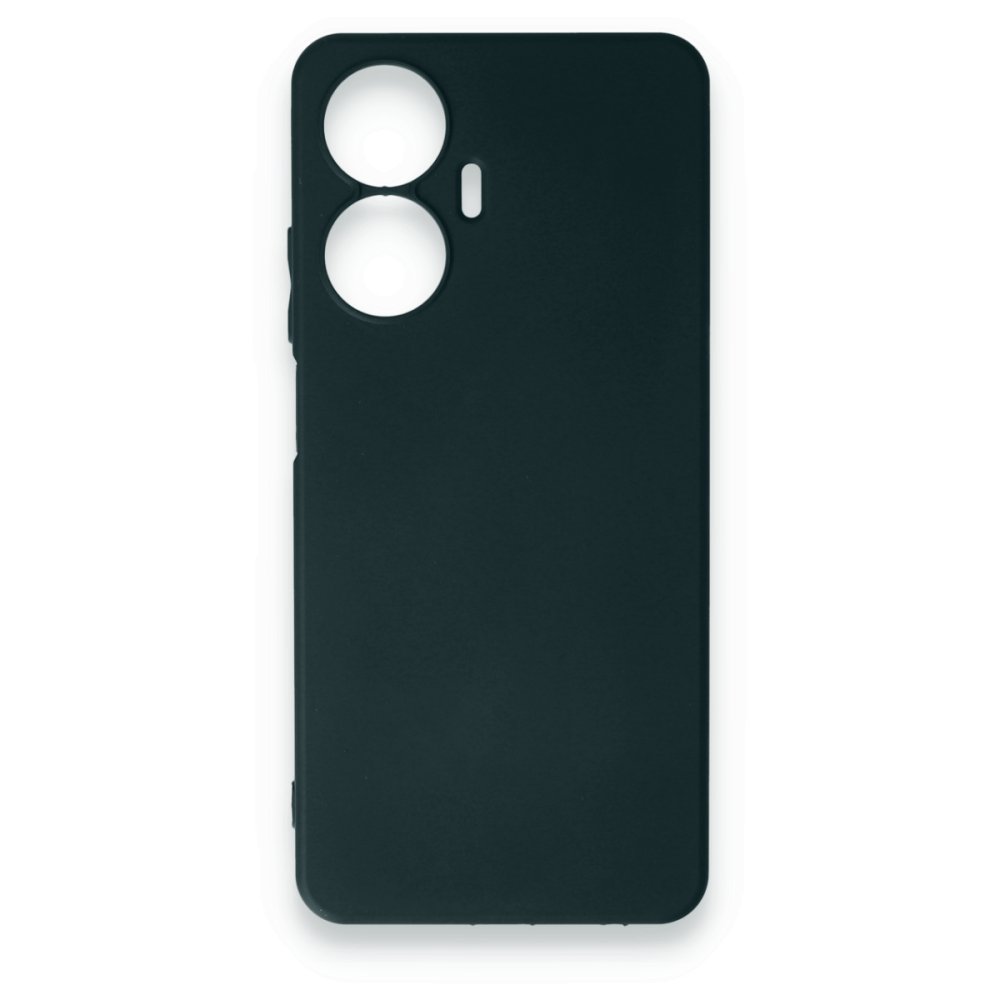 Realme C55 Kılıf First Silikon - Koyu Yeşil Realme C55 Kılıf First Silikon - Koyu Yeşil