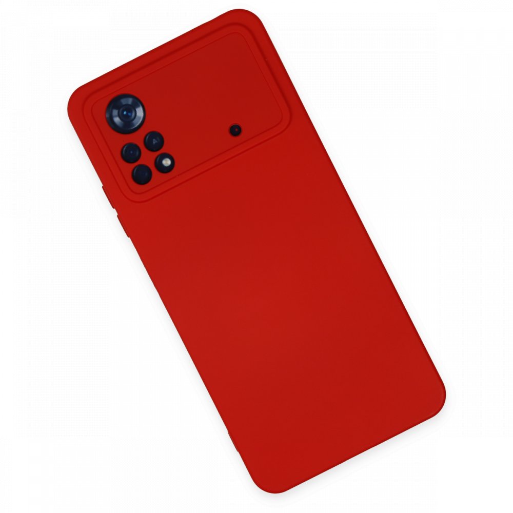  Xiaomi Poco X4 Pro 5G Kılıf Nano içi Kadife Silikon - Kırmızı