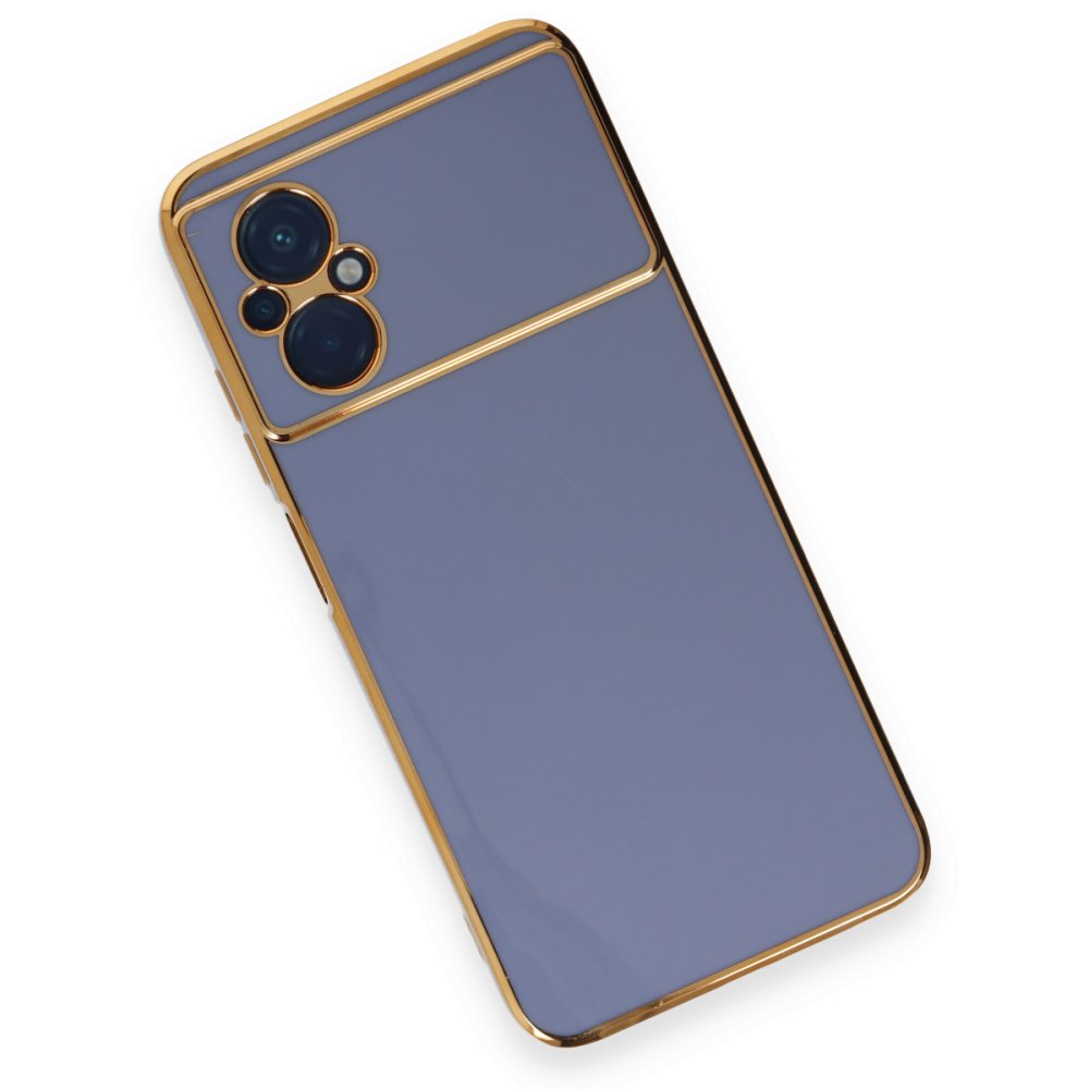  Xiaomi Poco M5 Kılıf Volet Silikon - Mavi