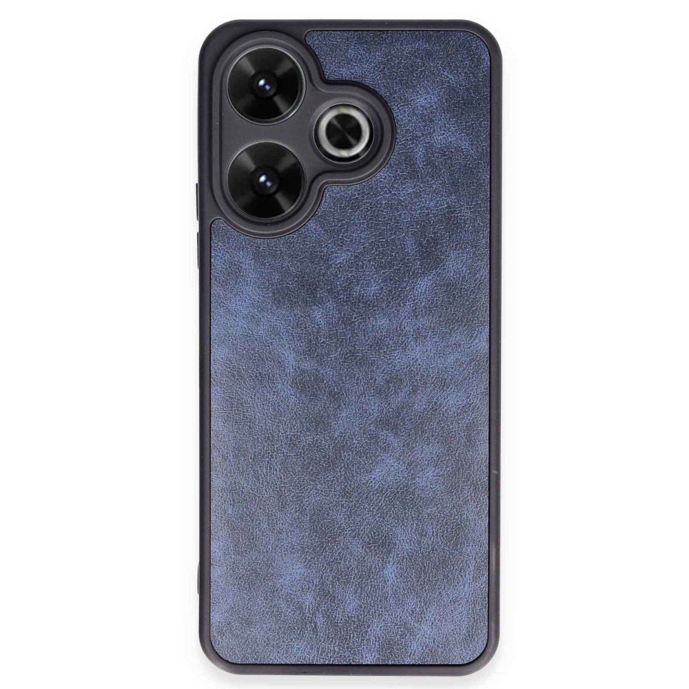 Redmi 13 4G Kılıf Aras Deri Kapak - Lacivert Redmi 13 4G Kılıf Aras Deri Kapak - Lacivert