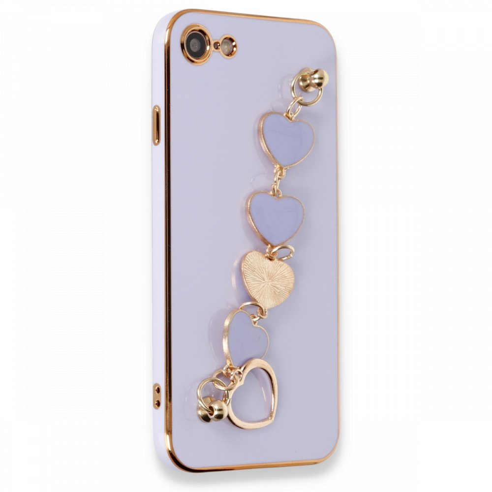  iPhone 7 Kılıf Esila Silikon - Lila