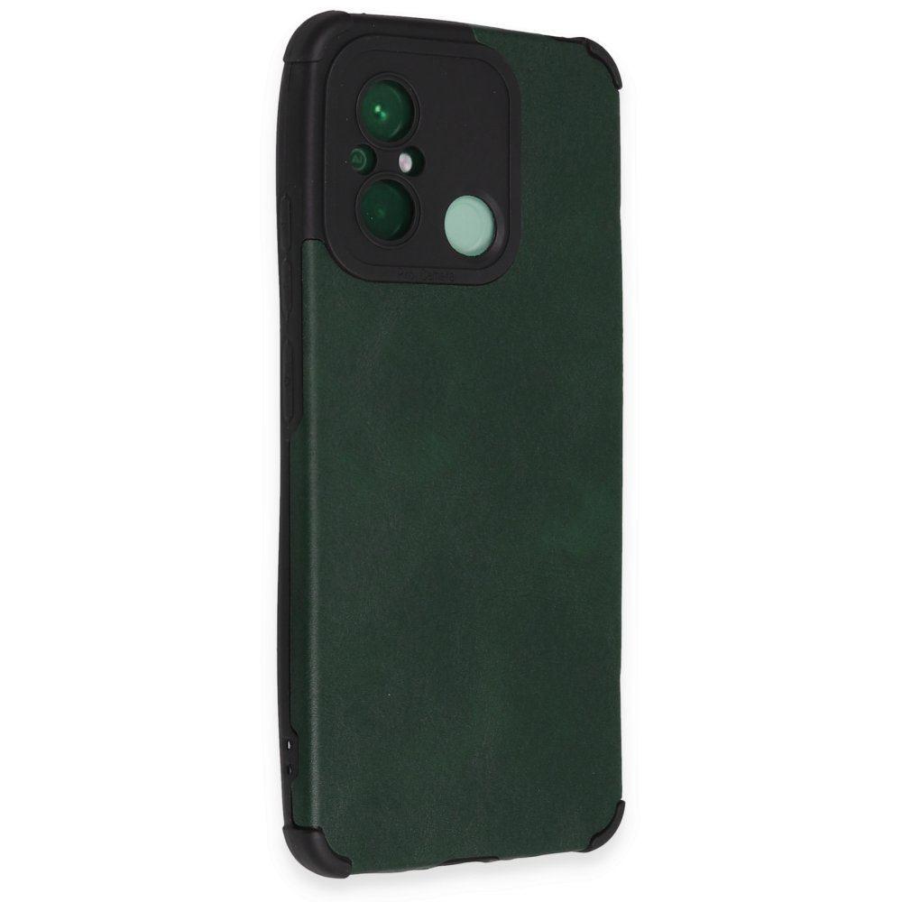 Redmi 12C Kılıf Loop Deri Silikon - Yeşil Redmi 12C Kılıf Loop Deri Silikon - Yeşil