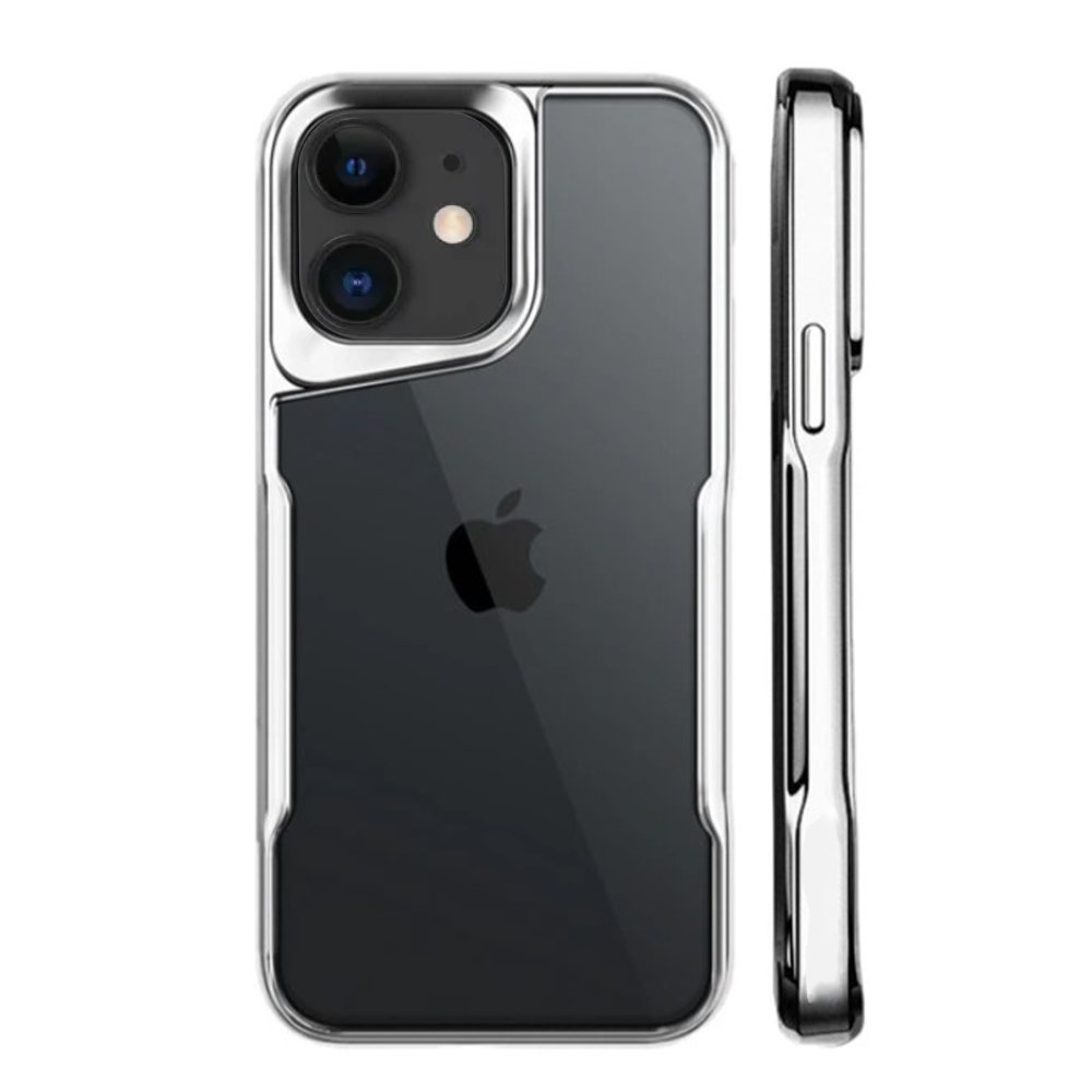  iPhone 11 Kılıf Boyi Silikon Kapak - Gümüş