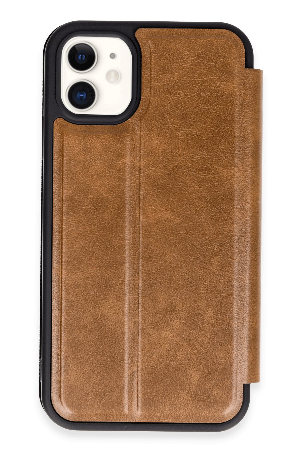  iPhone 11 Kılıf Flip Cover - Taba