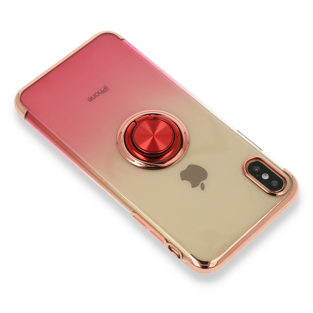  iPhone XS Kılıf Marvel Yüzüklü Silikon - Pembe