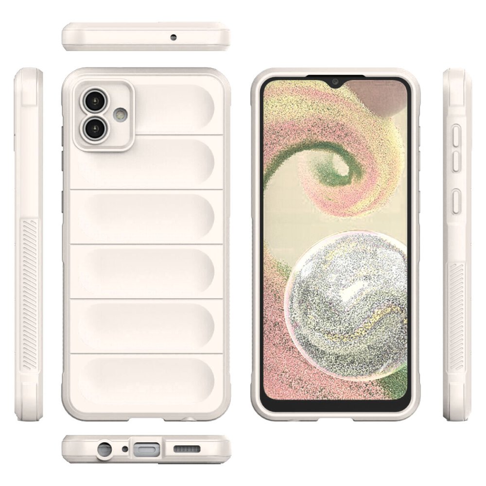  Samsung Galaxy A04 Kılıf Optimum Silikon - Krem