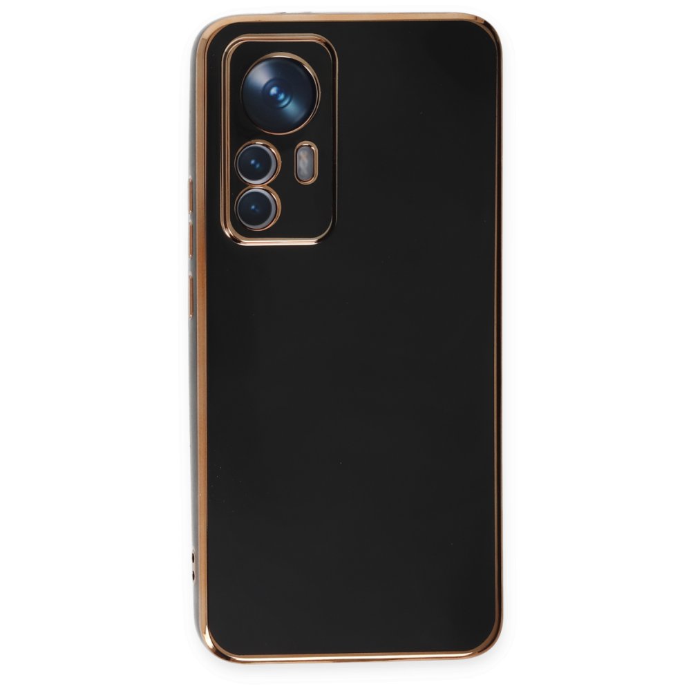  Xiaomi Mi 12T Pro Kılıf Volet Silikon - Siyah