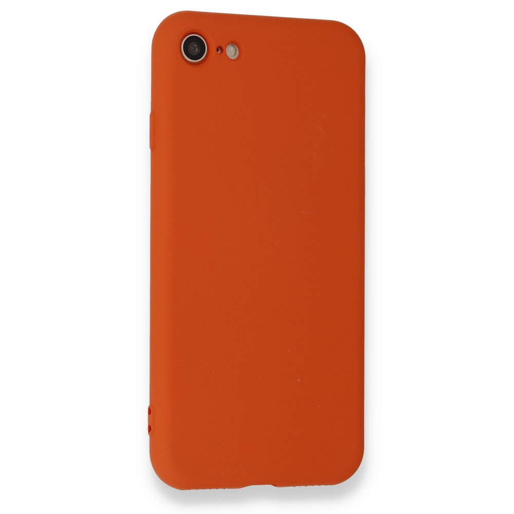  iPhone 7 Kılıf Nano içi Kadife Silikon - Kırmızı