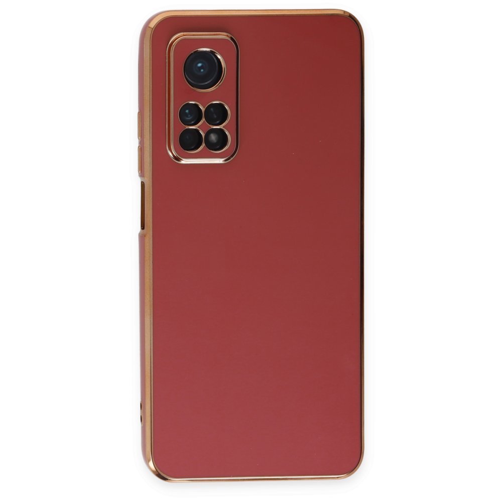  Xiaomi Mi 10T Kılıf Volet Silikon - Kırmızı