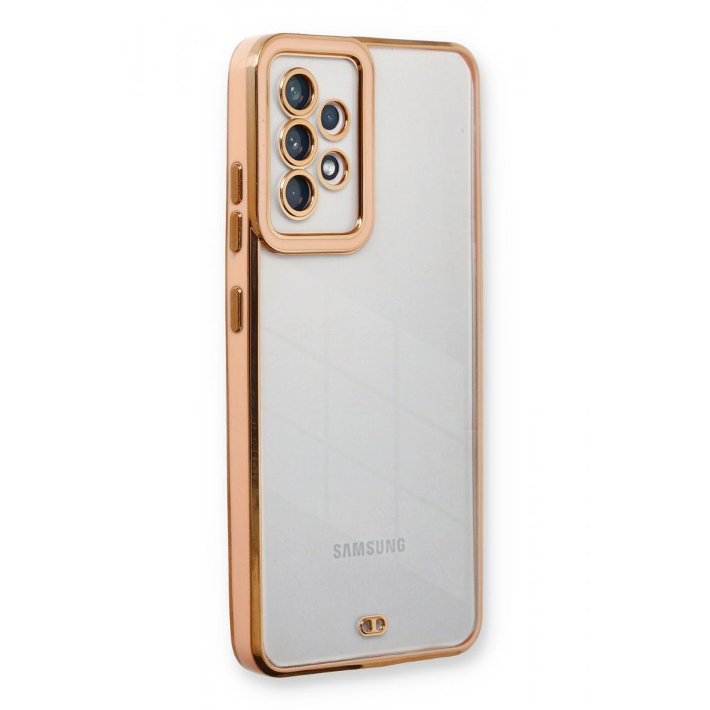  Samsung Galaxy A33 5G Kılıf Liva Lens Silikon - Rose