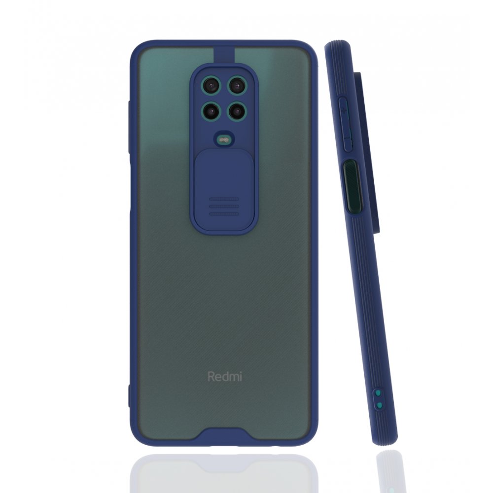 Redmi Note 9 Pro Kılıf Platin Kamera Koruma Silikon - Lacivert Redmi Note 9 Pro Kılıf Platin Kamera Koruma Silikon - Lacivert