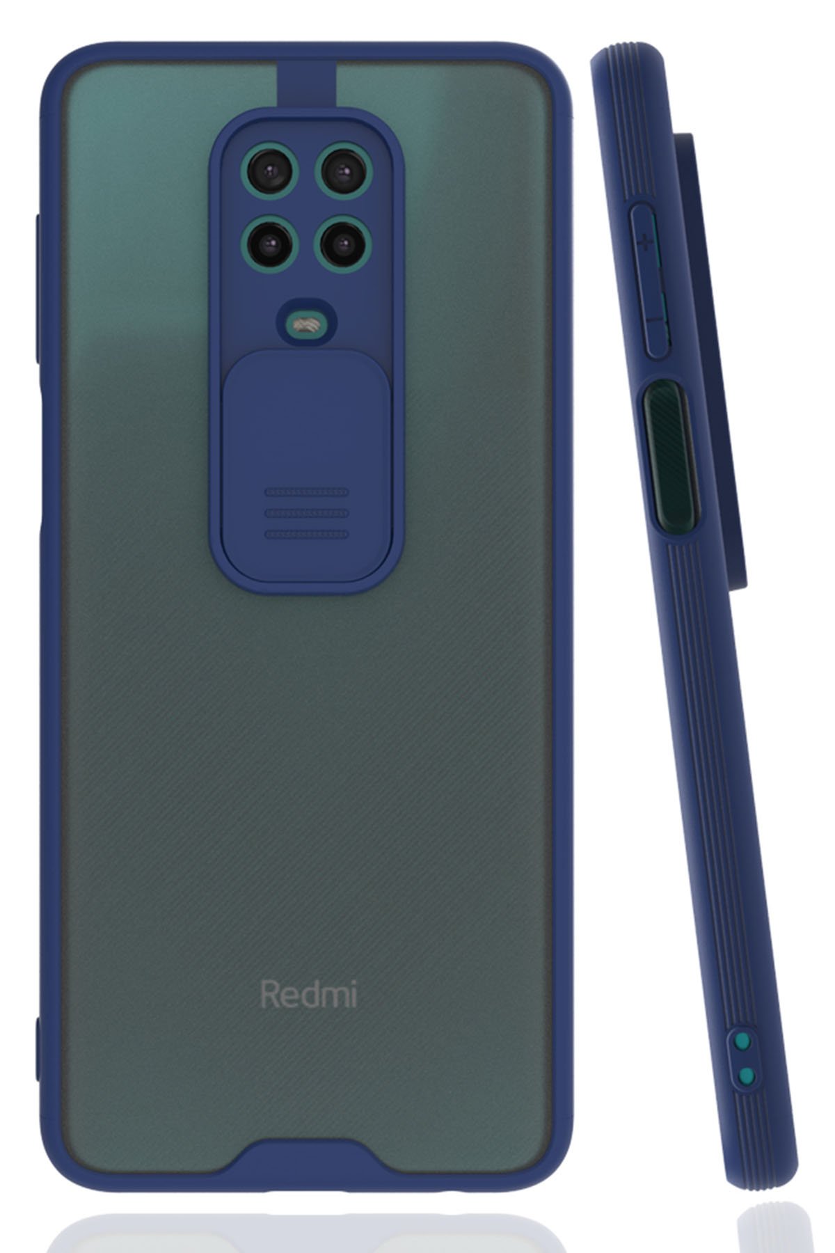 Redmi Note 9 Pro Kılıf Platin Kamera Koruma Silikon - Lacivert Redmi Note 9 Pro Kılıf Platin Kamera Koruma Silikon - Lacivert