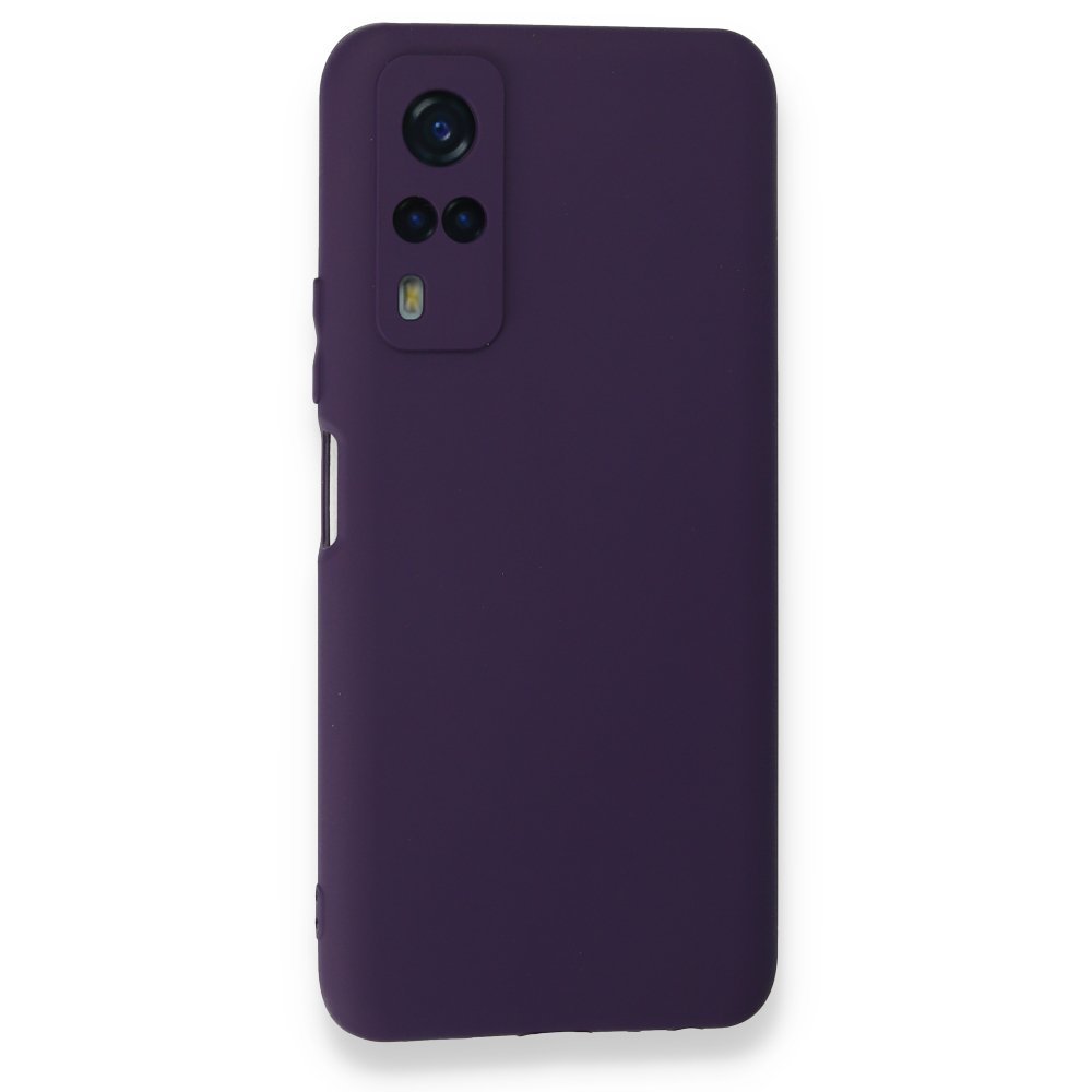 Vivo Y53S Kılıf First Silikon - Mor Vivo Y53S Kılıf First Silikon - Mor