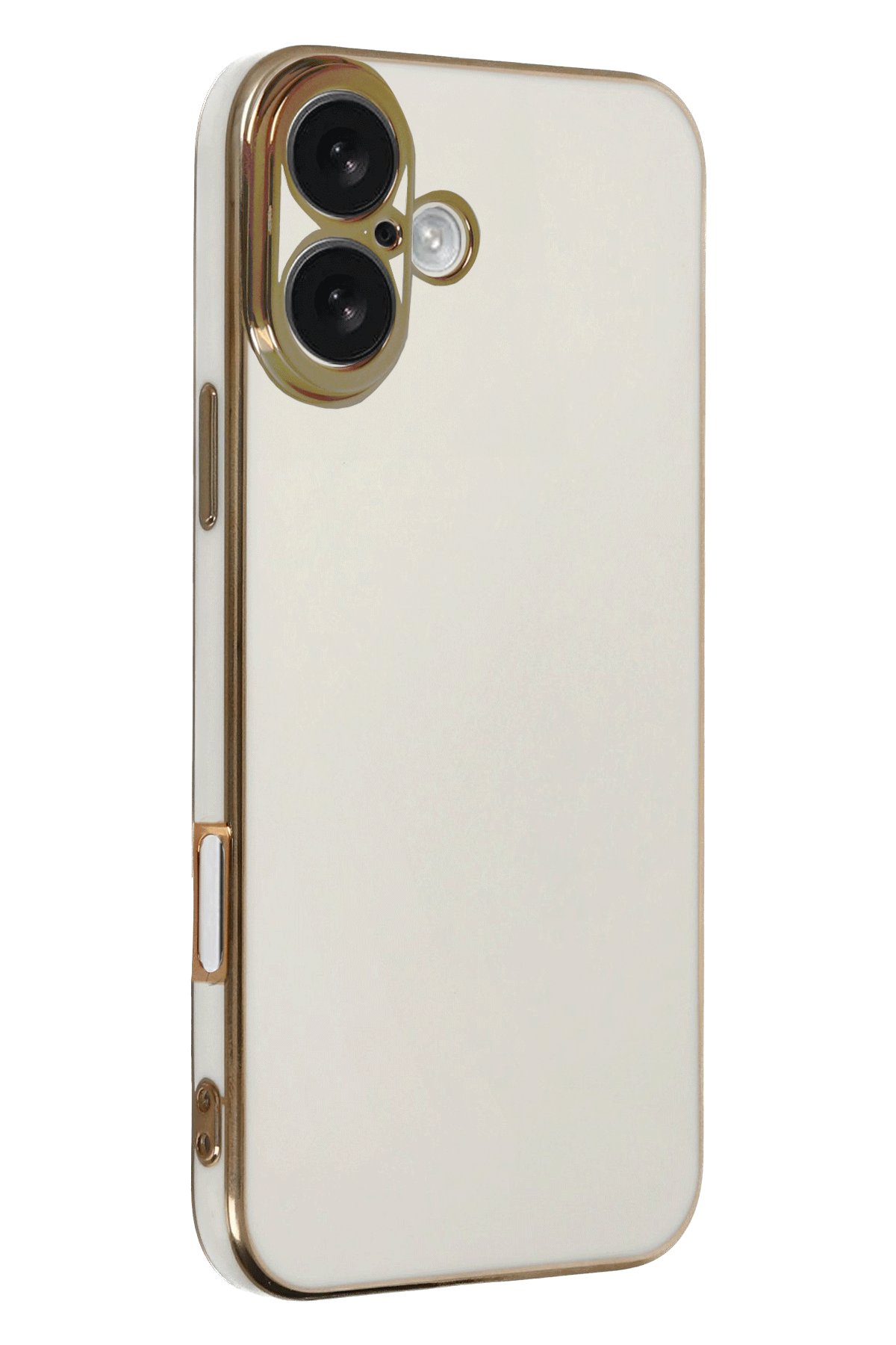 iPhone 16 Kılıf Volet Silikon - Beyaz