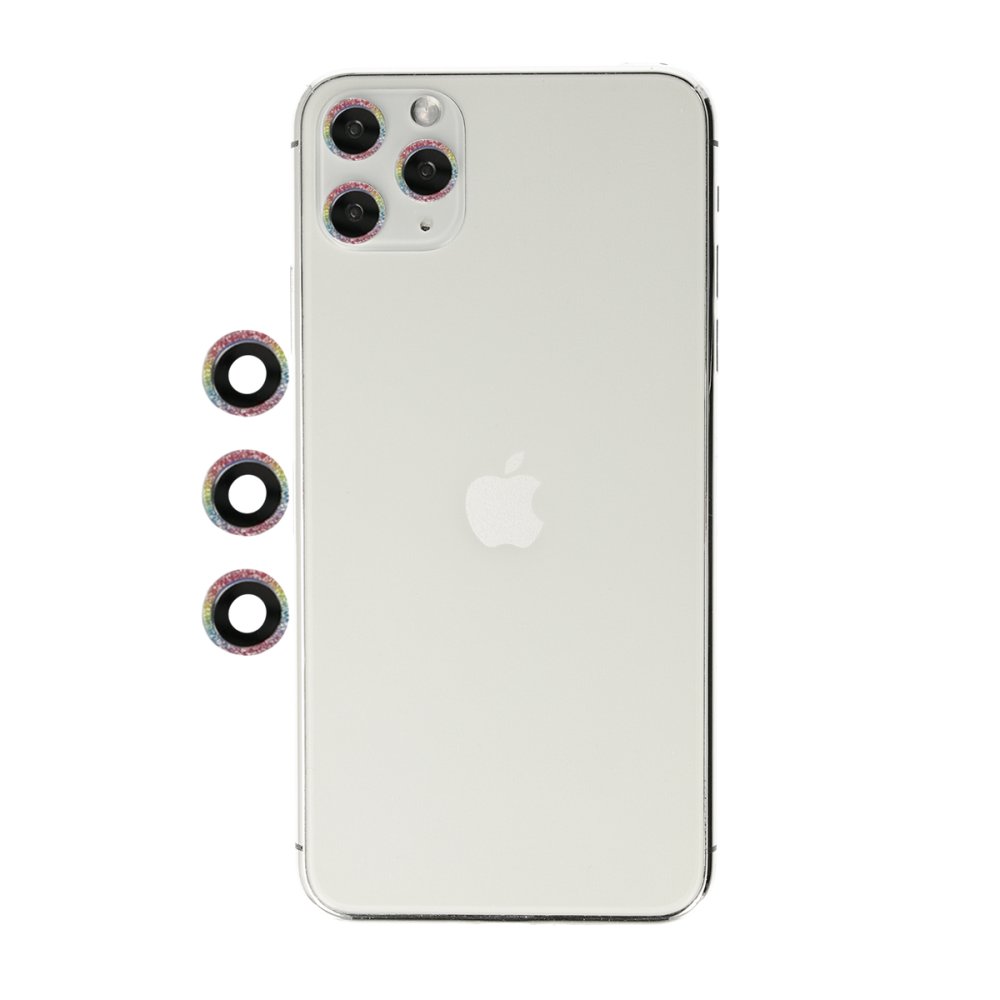  iPhone 11 Pro Max Shine Kamera Lens - Rainbow