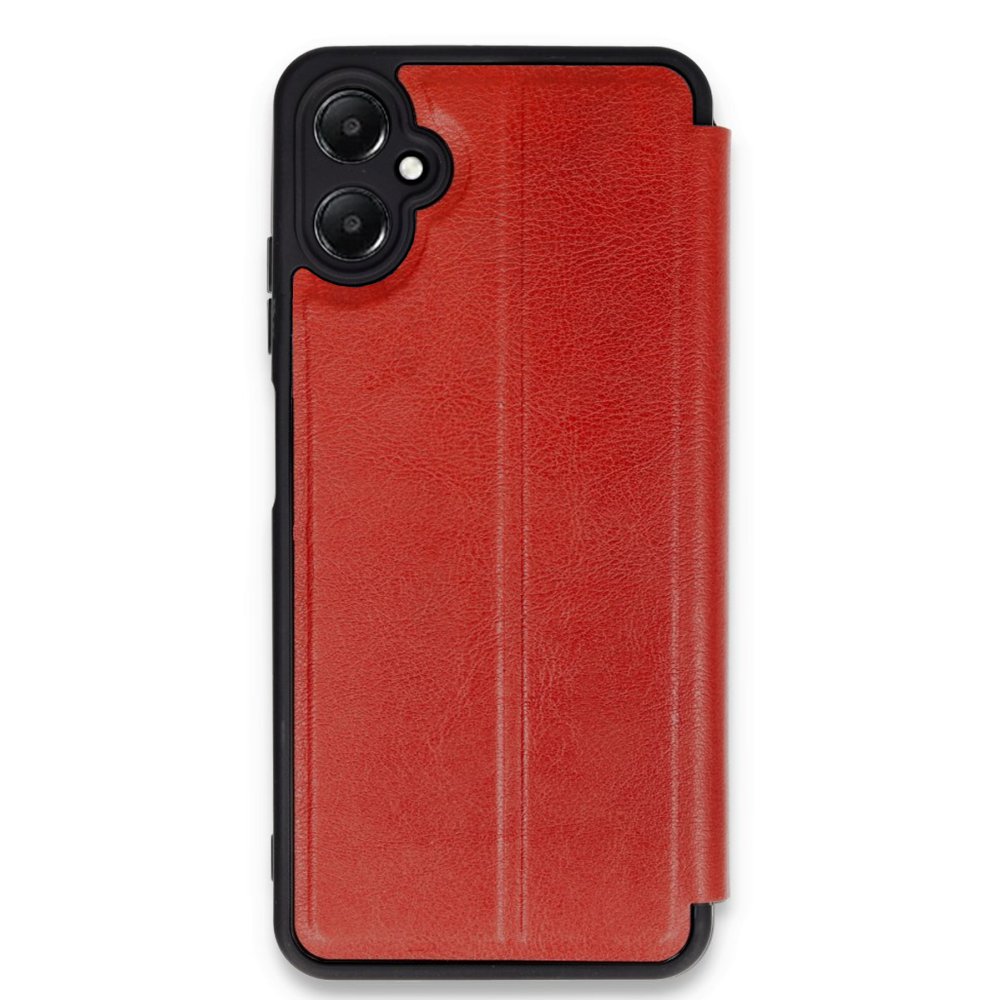  Samsung Galaxy A05 Kılıf Flip Cover - Kırmızı
