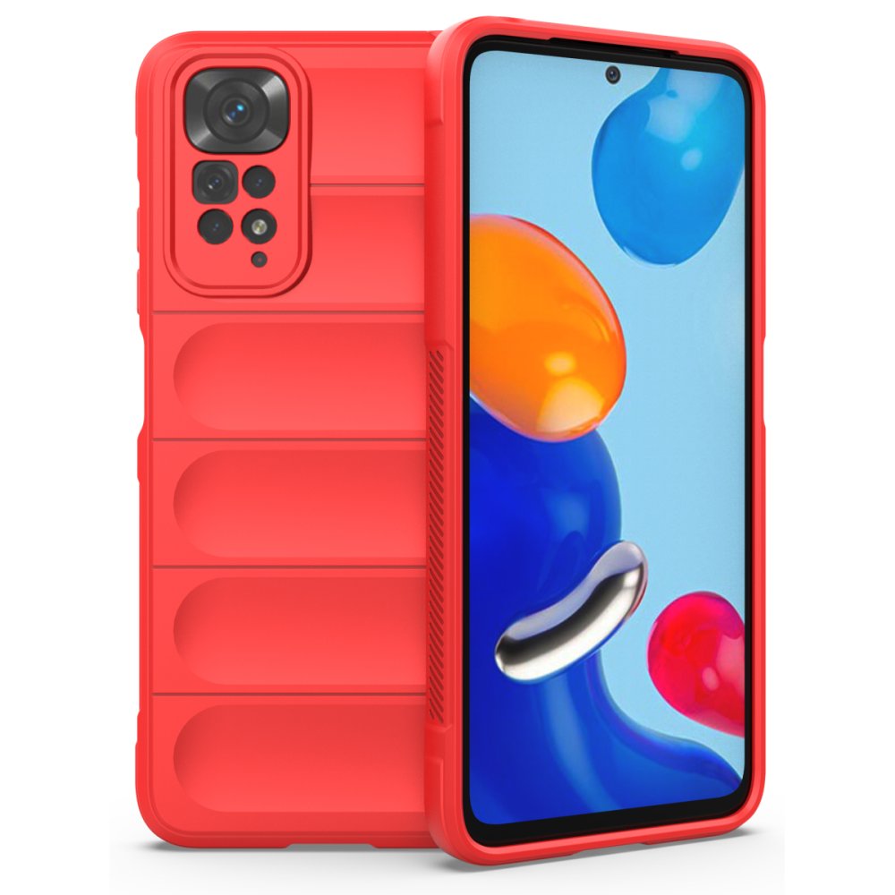 Redmi Note 11S Kılıf Optimum Silikon - Kırmızı Redmi Note 11S Kılıf Optimum Silikon - Kırmızı