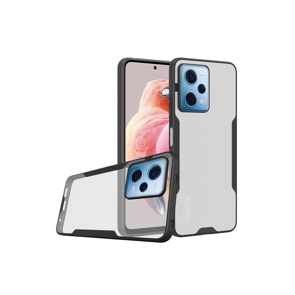 Redmi Note 12 5G Kılıf Platin Silikon - Siyah