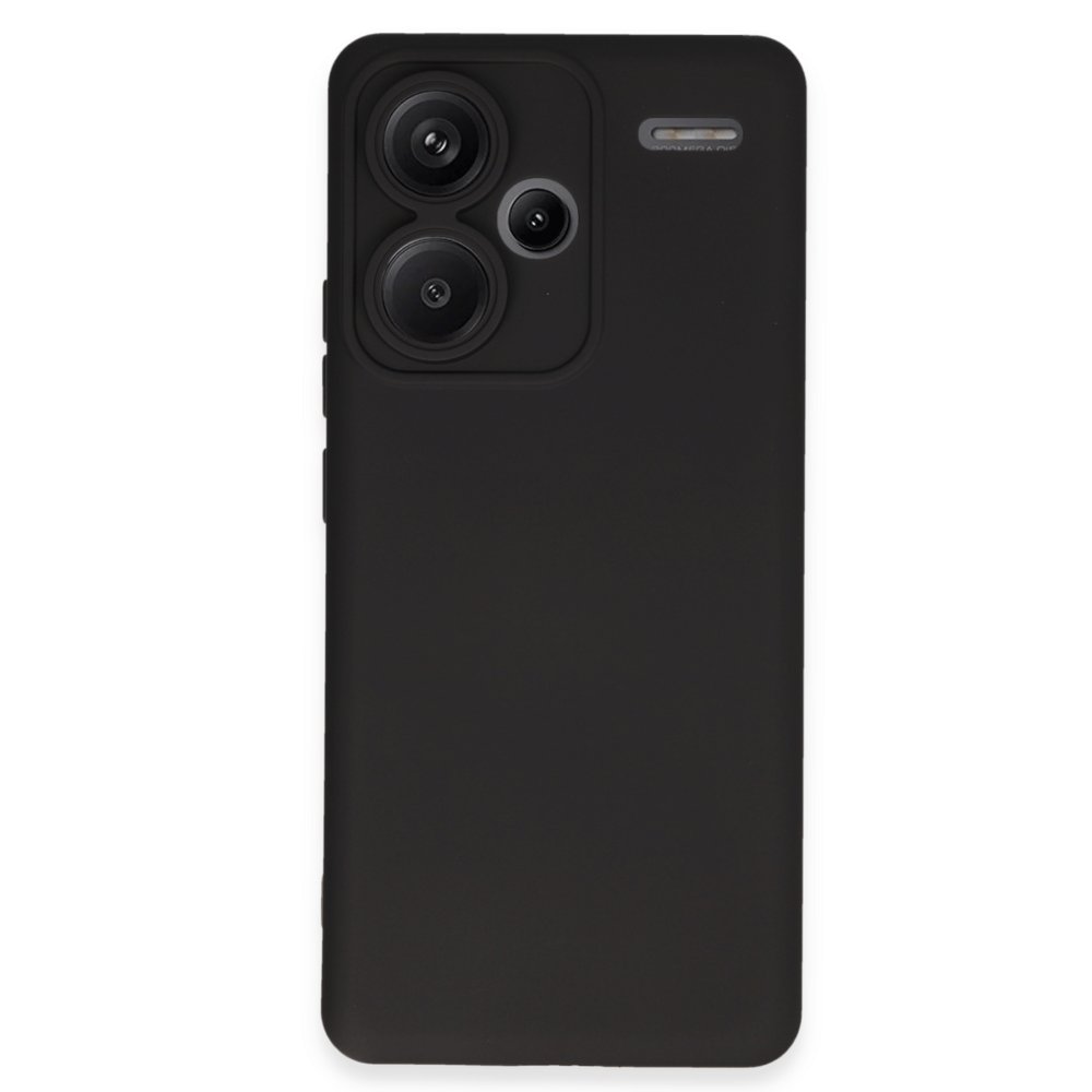 Redmi Note 13 Pro Plus Kılıf Nano içi Kadife Silikon - Siyah Redmi Note 13 Pro Plus Kılıf Nano içi Kadife Silikon - Siyah