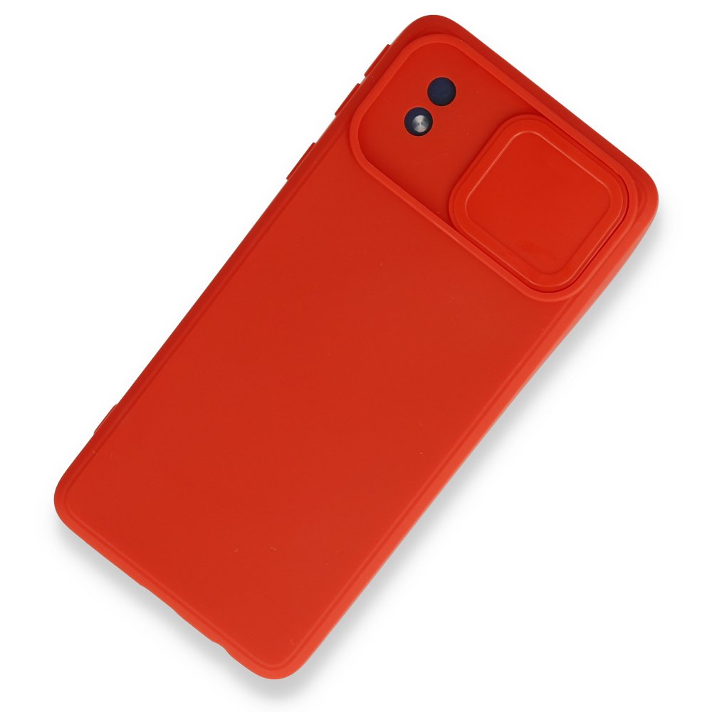  Samsung Galaxy A01 Core Kılıf Color Lens Silikon - Kırmızı