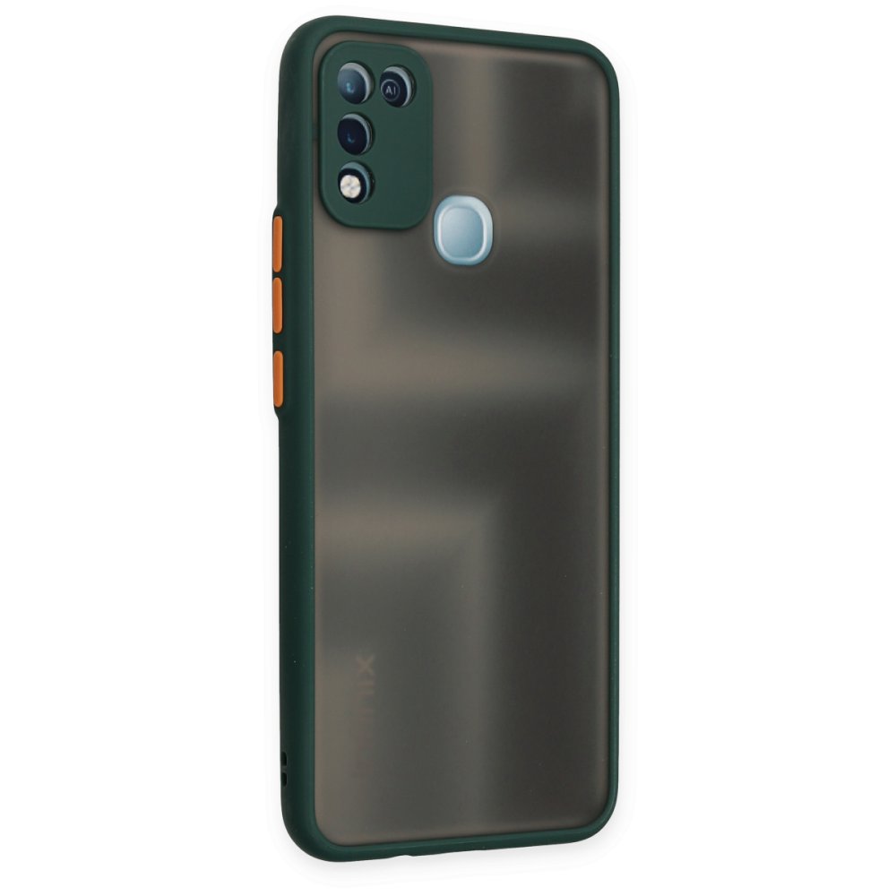İnfinix Hot 10 Play Kılıf Montreal Silikon Kapak - Yeşil İnfinix Hot 10 Play Kılıf Montreal Silikon Kapak - Yeşil
