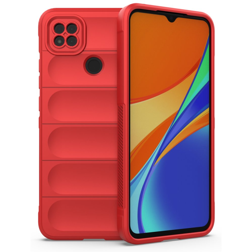 Redmi 9C Kılıf Optimum Silikon - Kırmızı