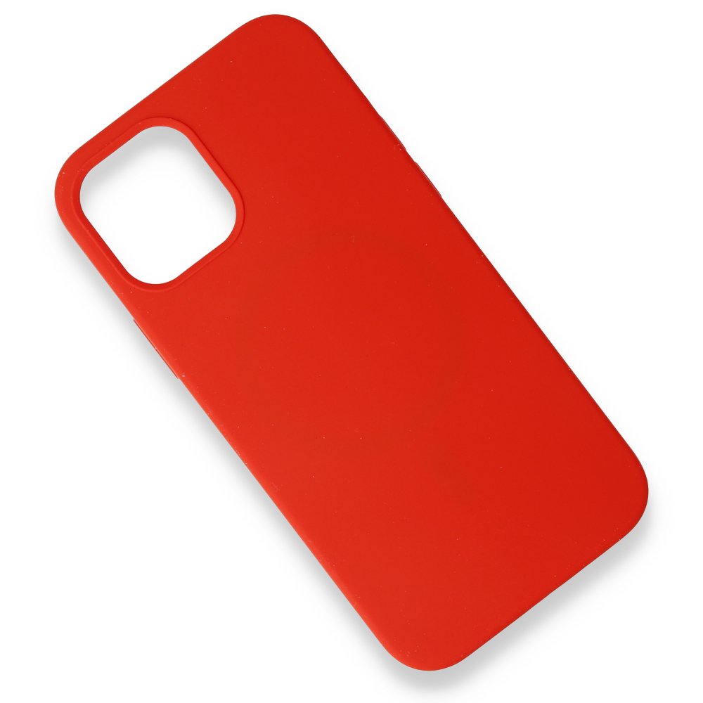 iPhone 12 Kılıf Magneticsafe Lansman Silikon Kapak - Kırmızı iPhone 12 Kılıf Magneticsafe Lansman Silikon Kapak - Kırmızı